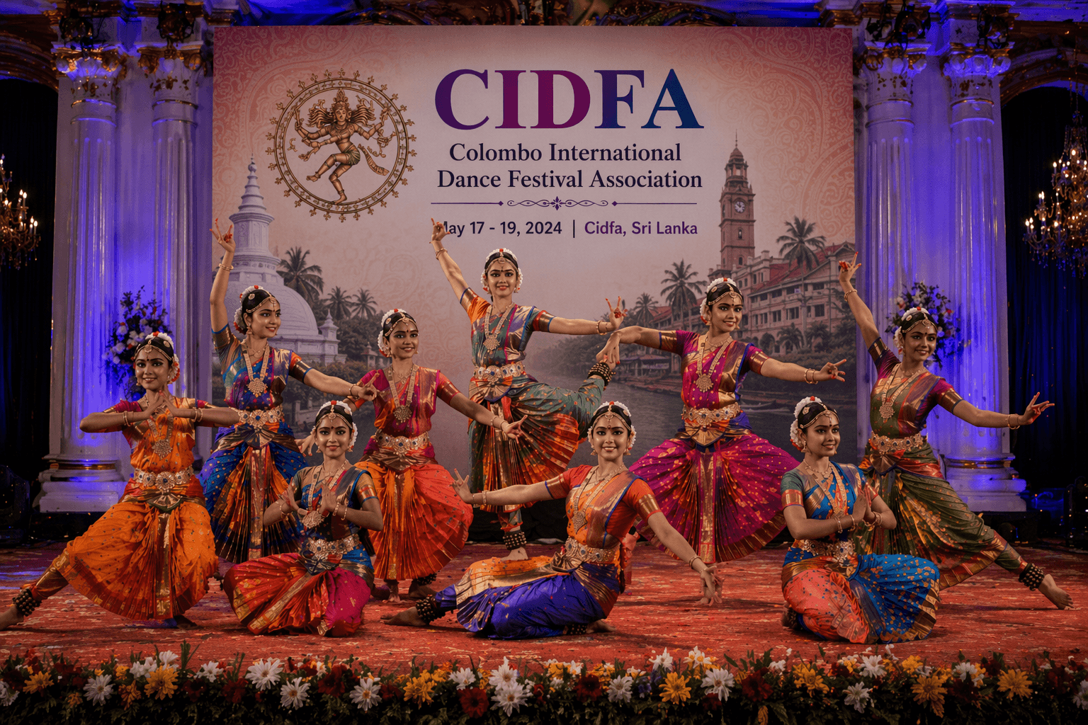 Classical Bharatanatyam performance at CIDFA festival