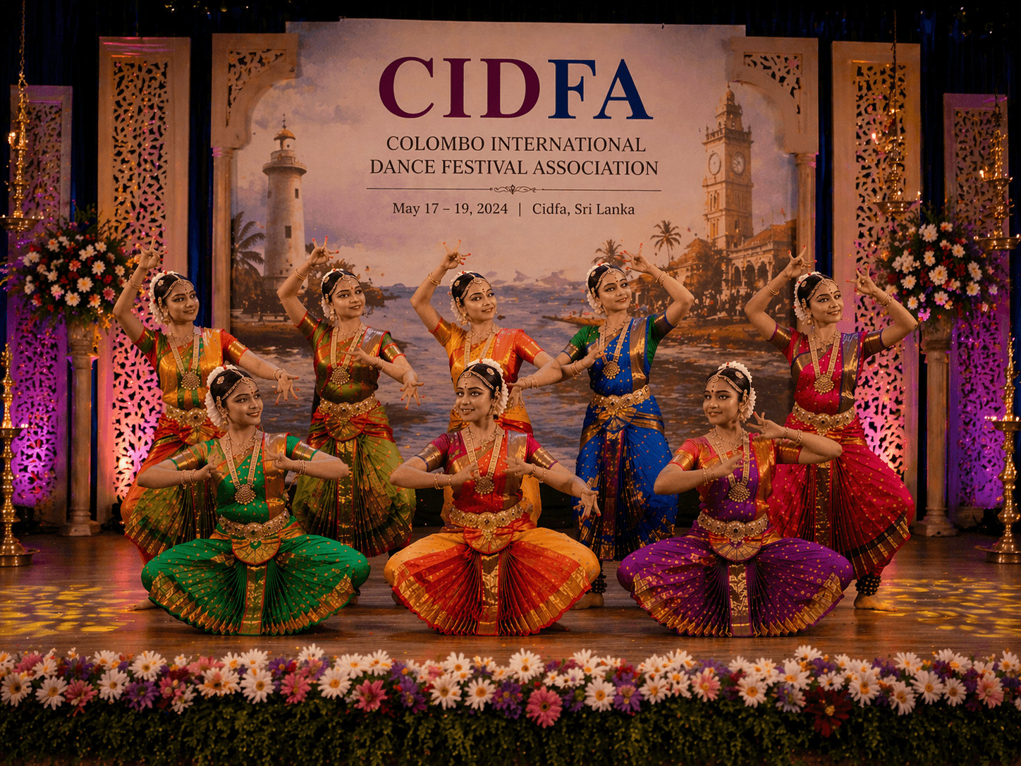 Behind the scenes preparation for CIDFA annual stage production